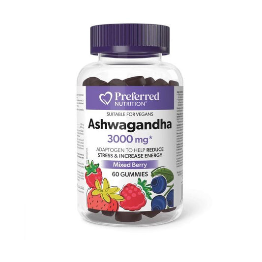 ASHWAGANDHA GUMMIES - BERRY / 60 GUMMIES
