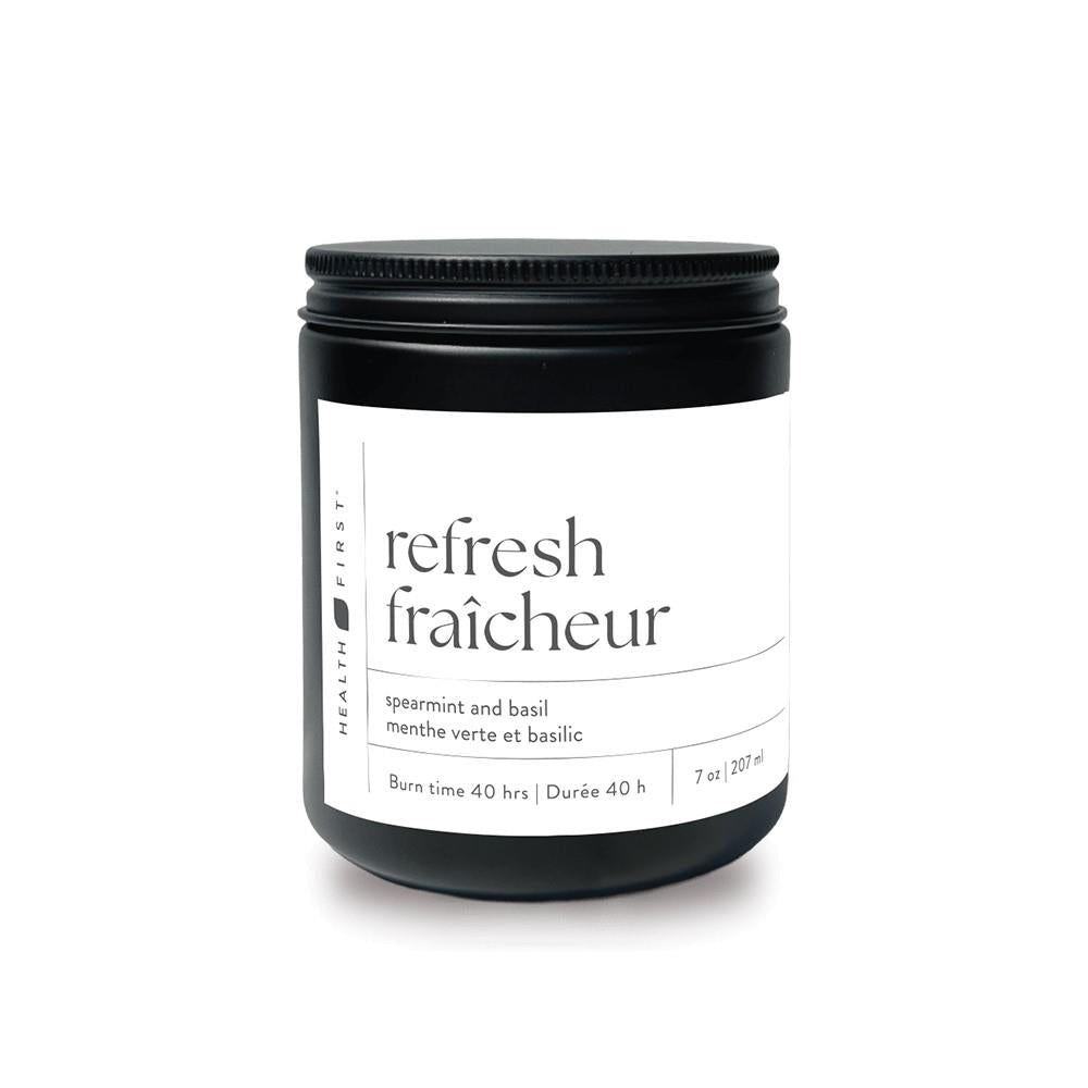HEALTH FIRST SCENTED CANDLE - REFRESH