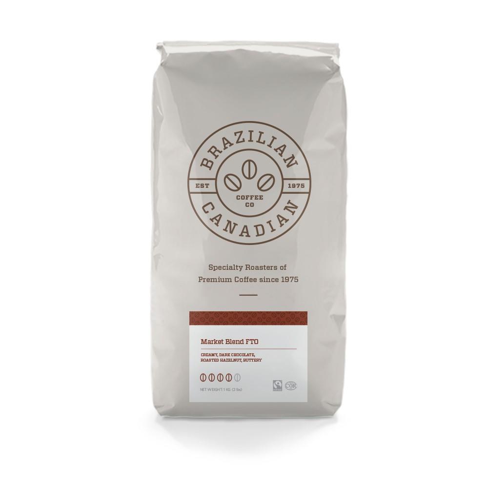 BRAZILIAN CANADIAN COFFEE CO. MARKET BLEND - WHOLE BEAN / 907g
