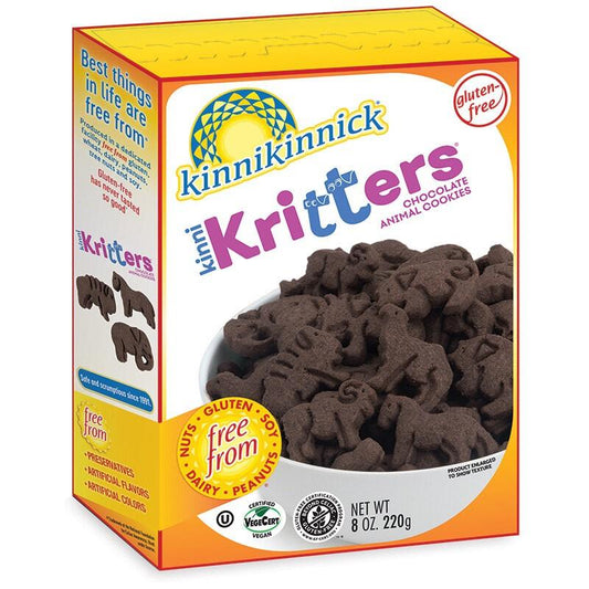KINNIKINNICK KINNI KRITTERS CHOCOLATE, 220G