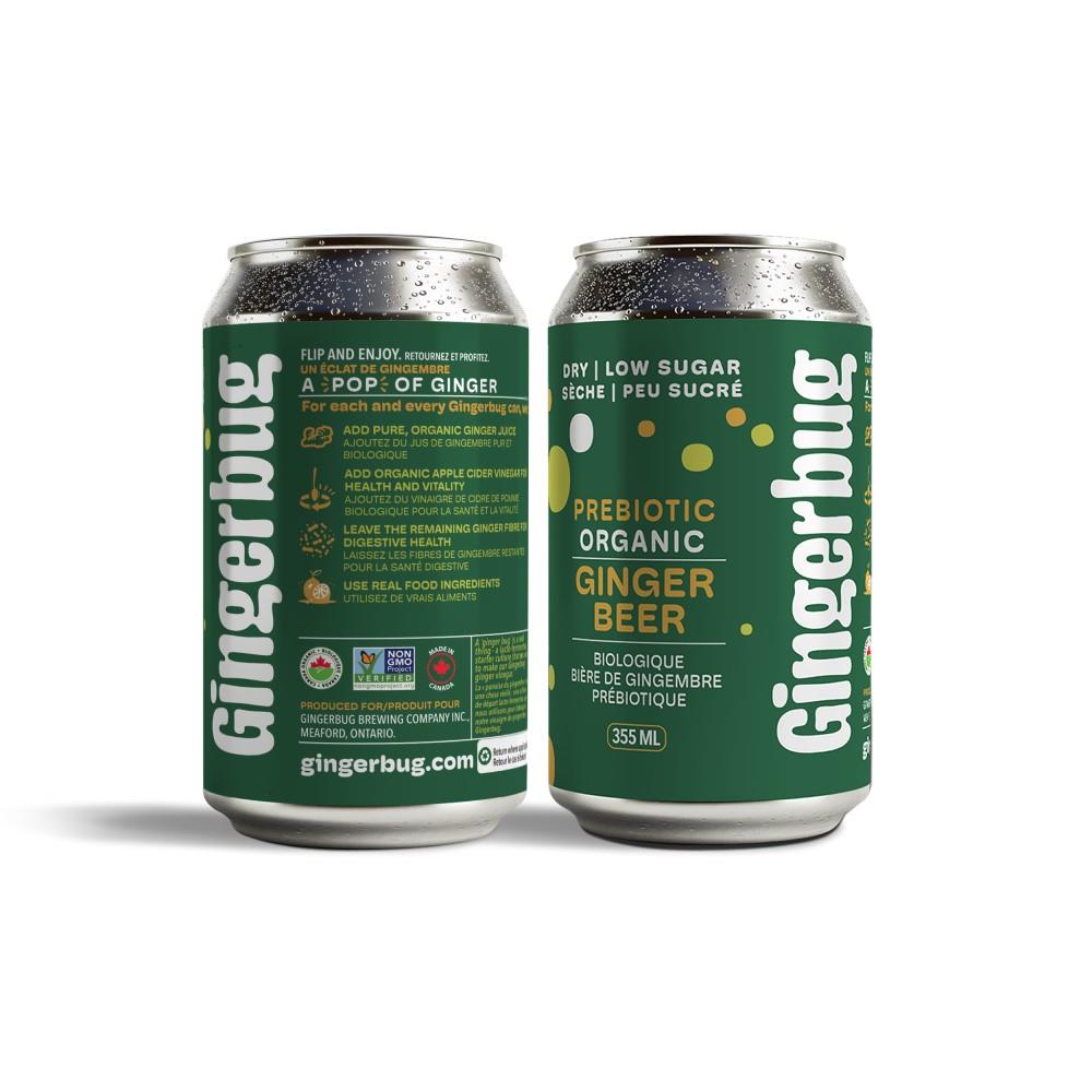 GINGERBUG GINGER BEER - DRY LOW SUGAR / 355ml