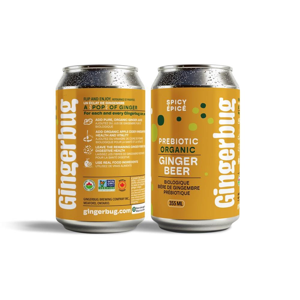 GINGERBUG GINGER BEER - SPICY / 355ml