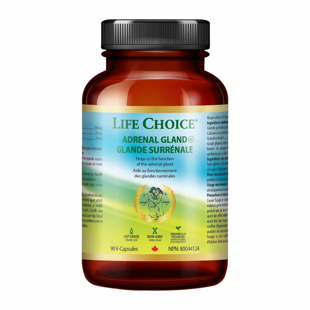 LIFE CHOICE ADRENAL GLAND NON GMO, 90VCAPS