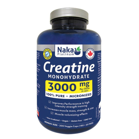 NAKA CREATINE MONOHYDRATE - 3000mg / 200 VCAPS