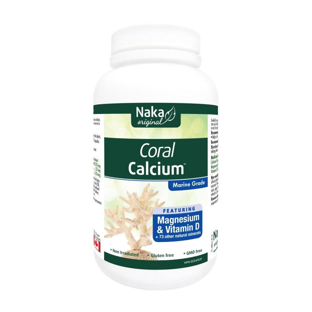 Naka Organic Coral Calcium - 180 Caps