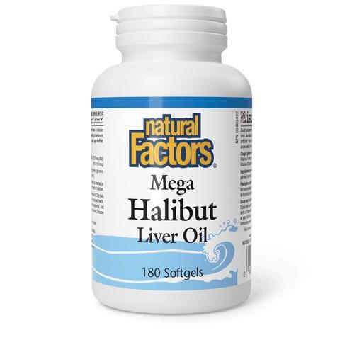 Mega Halibut Liver Oil - 180 Softgels