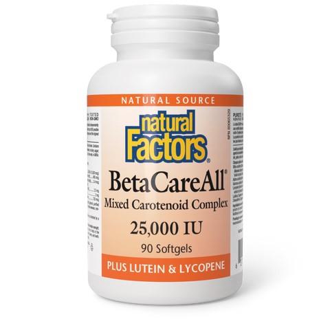 BetaCareAll, 25,000IU - 90 Softgels