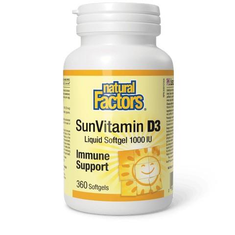 Vitamin D3, 1000IU, 360 Softgels