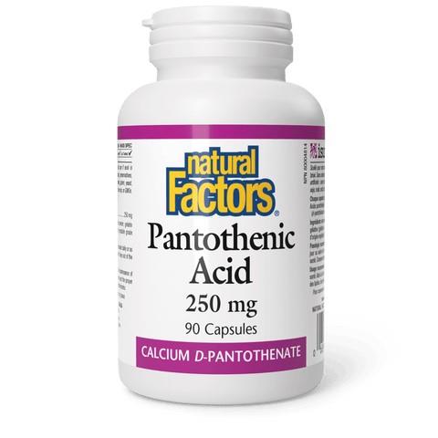 Pantothenic Acid (Vitamin B5), 250mg - 90 Caps