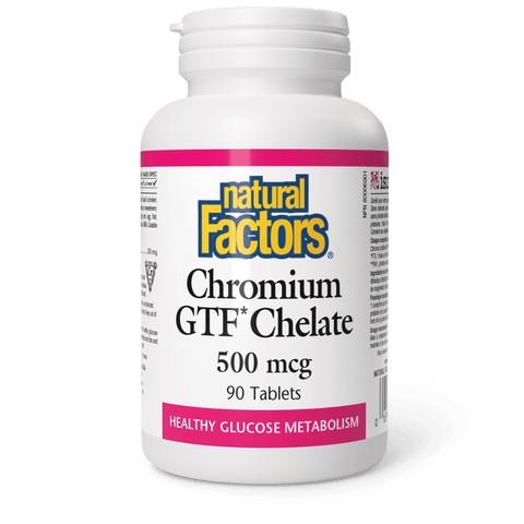 Chromium GTF Chelate, 500mcg / 90 Tabs