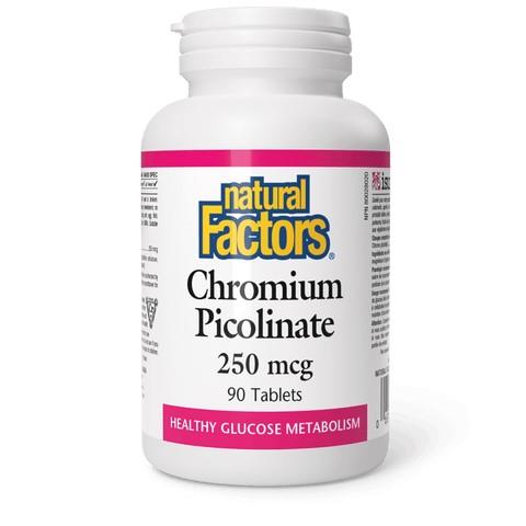 Chromium Picolinate, 250mcg / 90Tabs