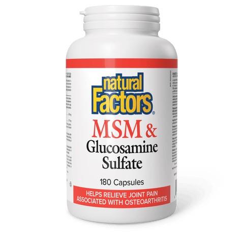 MSM & Glucosamine Sulfate, 180 Caps