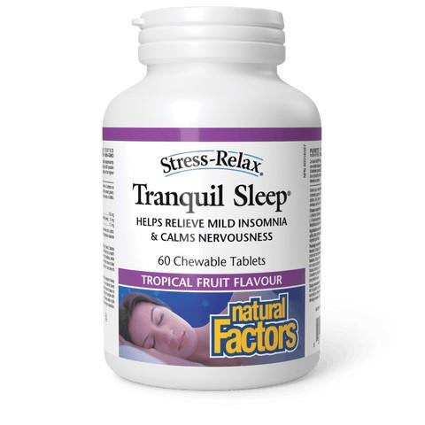 Tranquil Sleep (Tropical Flavour), 60 Chewable Tablets