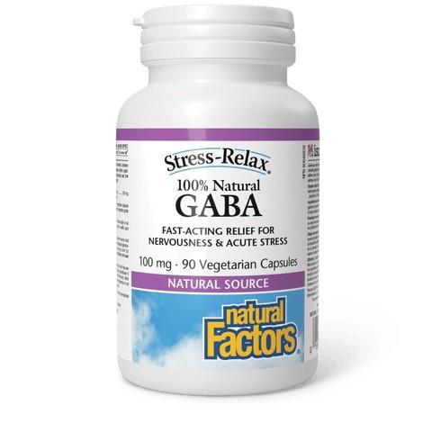 Stress Relax GABA, 100mg, 90 VCaps