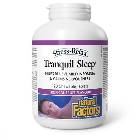 Tranquil Sleep (Tropical Flavour), 120 Chewable Tablets