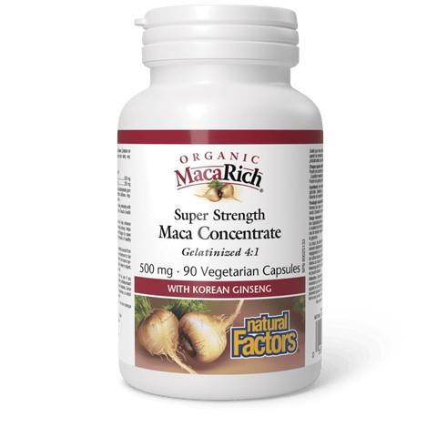 Organic MacaRich Super Strength, 500mg / 90 VCaps