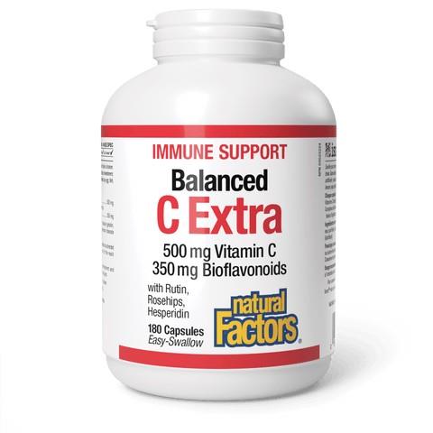 C Extra 500mg with 250mg Bioflavonoids - 180 Caps