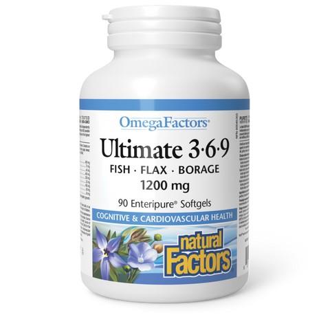 Ultimate 3-6-9, 1200mg, 90 softgels