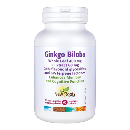 GINKGO BILOBA - 60 CAPSULES