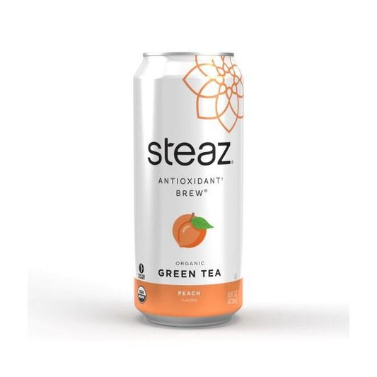 STEAZ TEA PEACH, 473ML