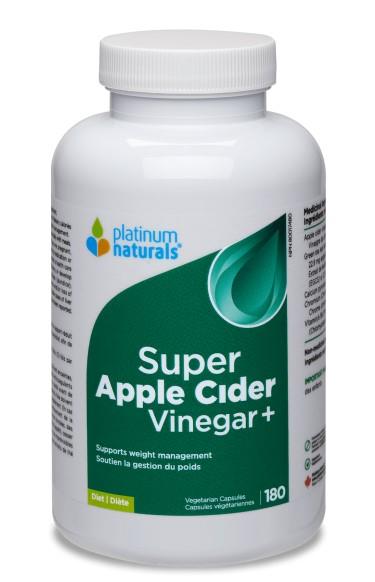 Super Apple Cider Vinegar + Diet - 180 Vegetarian Caps