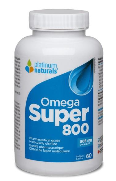 Omega Super 800 (Lemon Flavour) - 60 Softgels