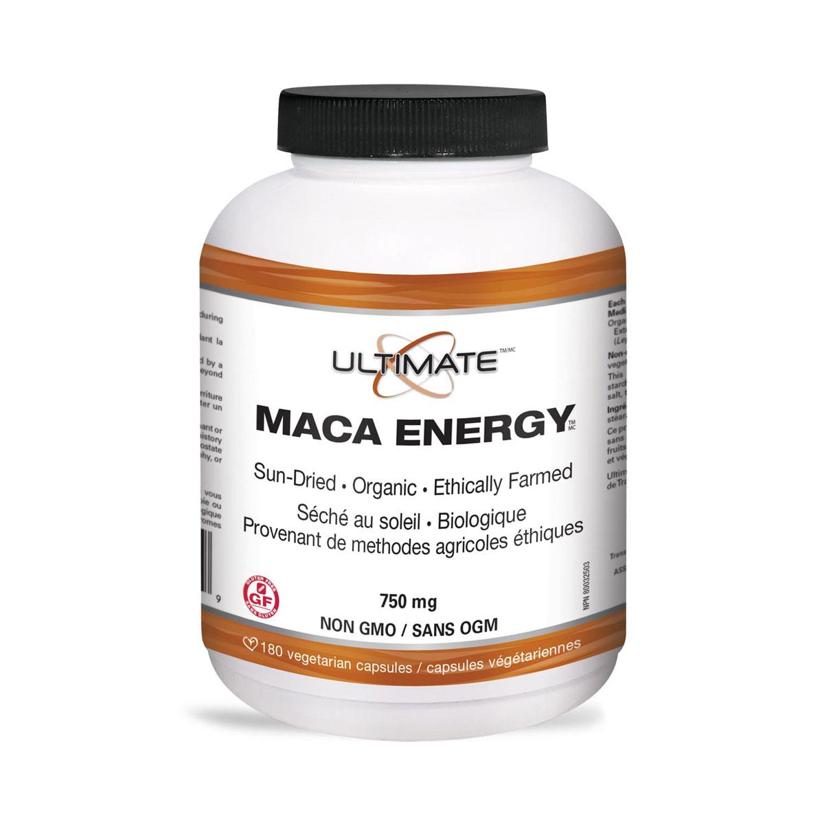 BRAD KING'S ULTIMATE MACA ENERGY , 750MG / 180VCAPS