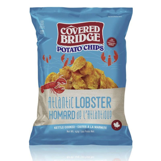 COVERED BRIDGE POTATO CHIPS ATLANTIC LOBSTER - 142g