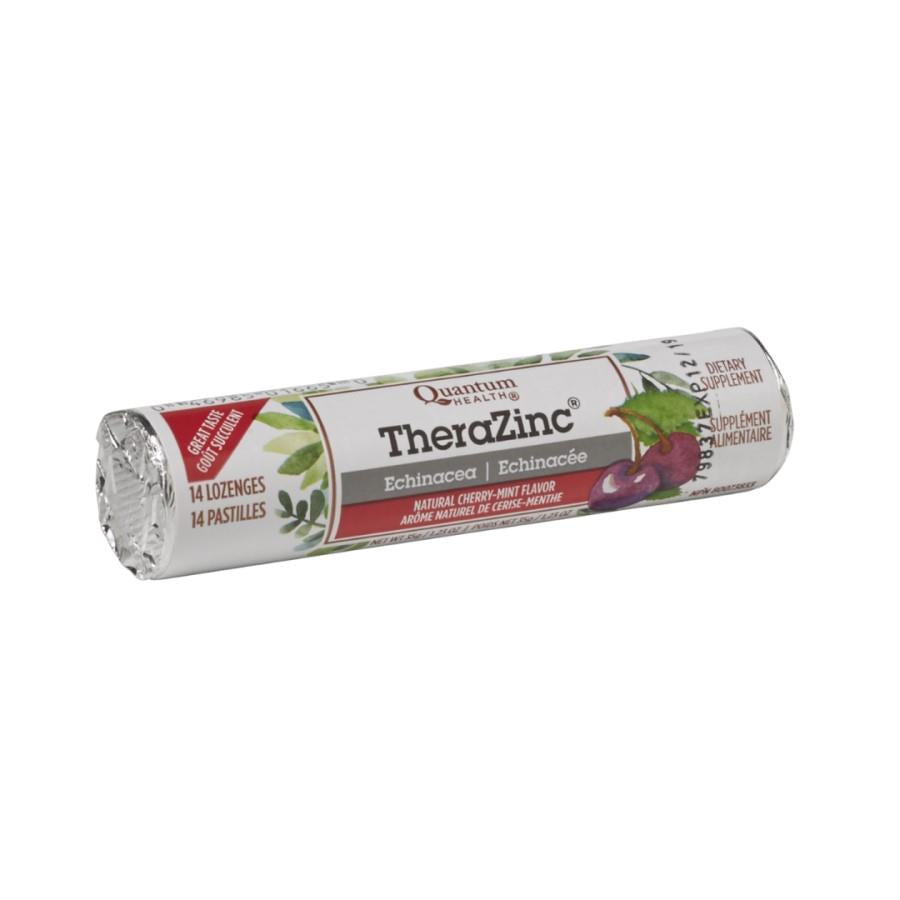 QUANTUM HEALTH THERAZINC LOZENGES ECHINACEA - CHERRY MINT / 14 LOZ