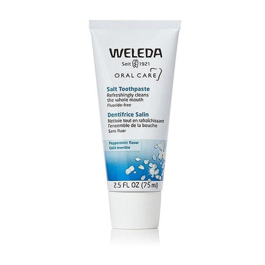 TOOTHPASTE w SALT - PEPPERMINT / 75ml