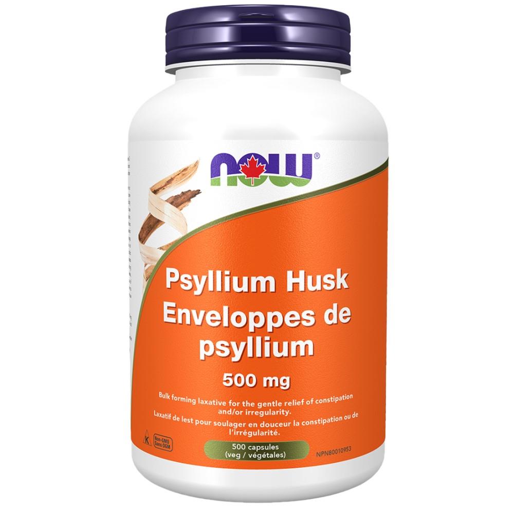Psyllium Husks - 500mg / 500 vegetarian caps