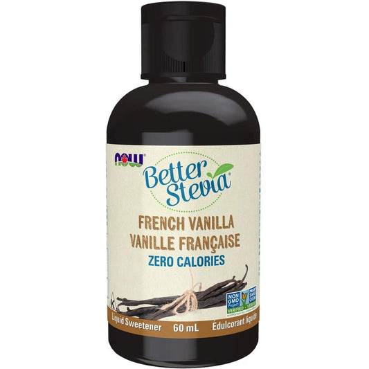 NOW STEVIA LIQUID FRENCH VANILLA - 60ml