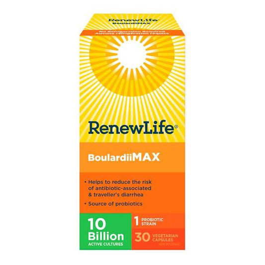 RENEW LIFE BOULARDII MAX , 10BIL / 30VCAPS