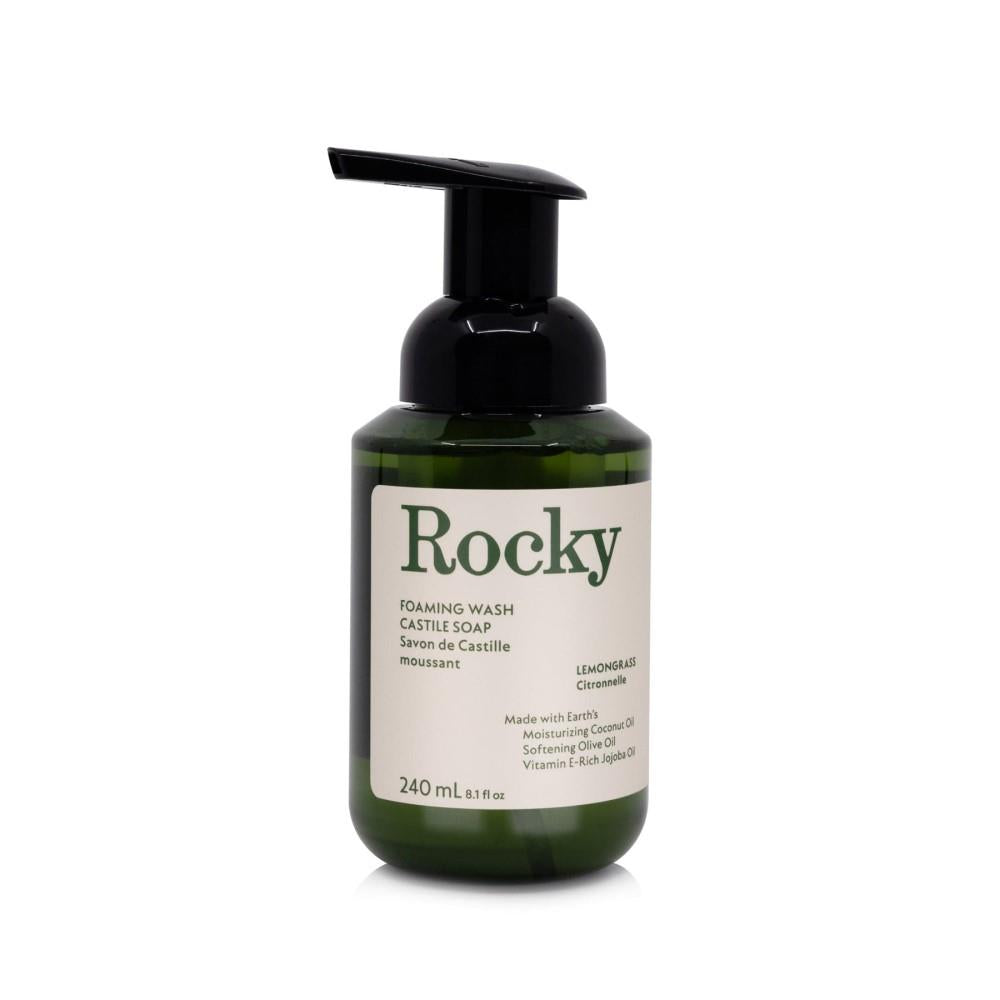 ROCKY FOAMING WASH CASTILE SOAP - LEMONGRASS / 240ml