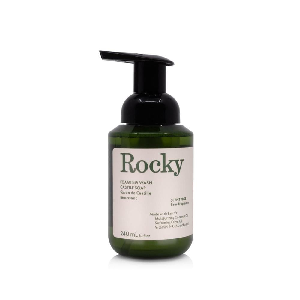 ROCKY FOAMING WASH CASTILE SOAP - SCENT FREE / 240ml