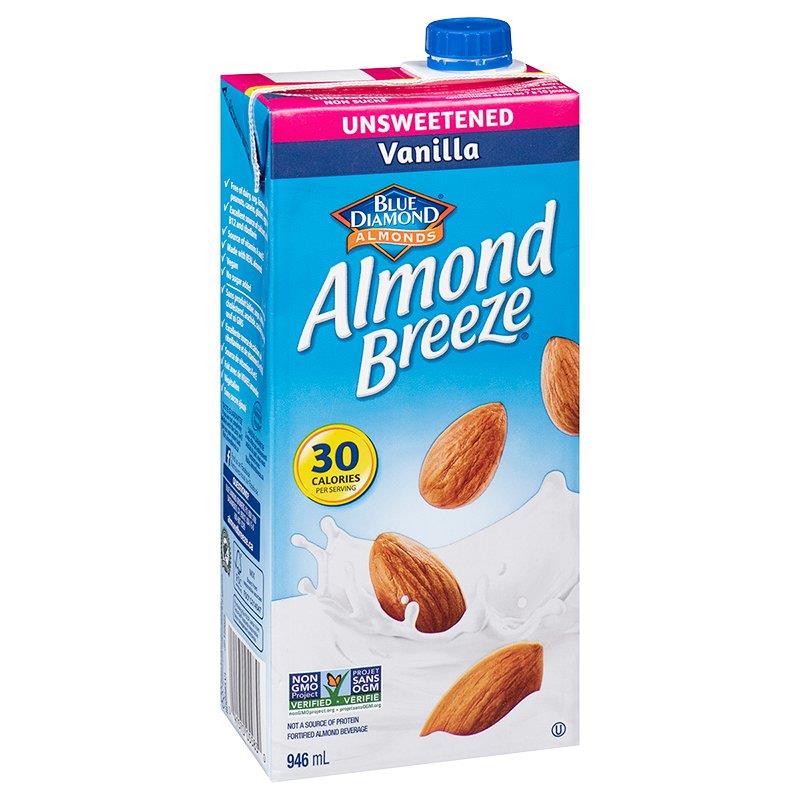 BLUE DIAMOND ALMOND BREEZE VANILLA UNSWEETENED 946 ML