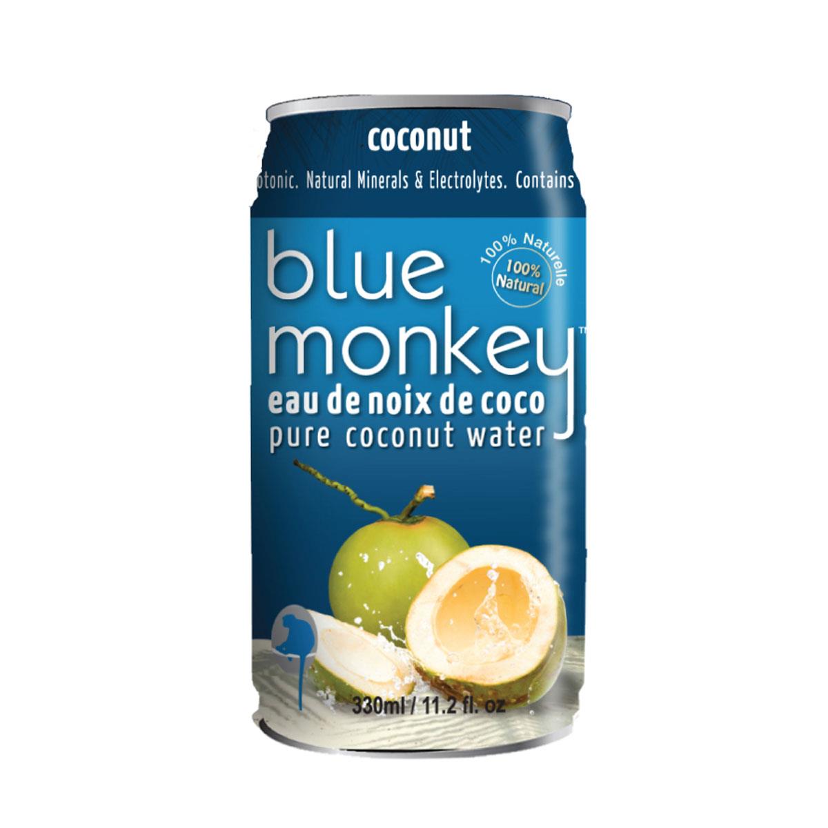 BLUE MONKEY COCONUT WATER 100%, 330ML