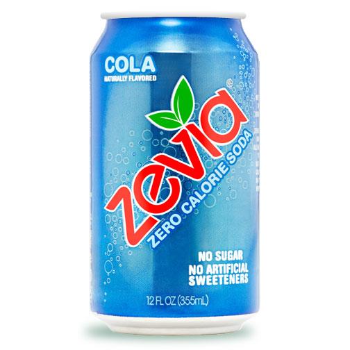 Zevia Zero Calories Soda (Cola) - 355ml Can - Homegrown Foods, Stony Plain