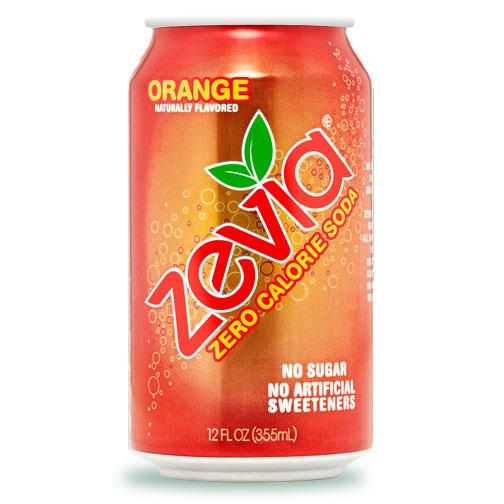 Zevia Zero Calorie Soda (Orange) - 355ml Can - Homegrown Foods, Stony Plain