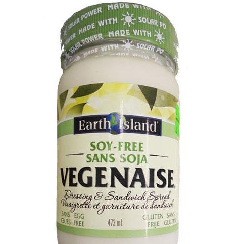 Earth Island Vegenaise Soy Free - 473ml - Homegrown Foods, Stony Plain