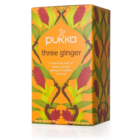 Homegrown Foods Ltd. - Three Ginger Tea - 20 Bags