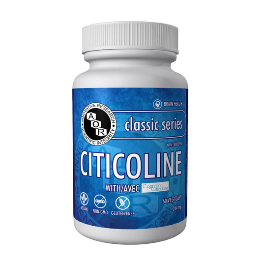 AOR Citicoline (264 mg / 60 Vegetable Capsules)