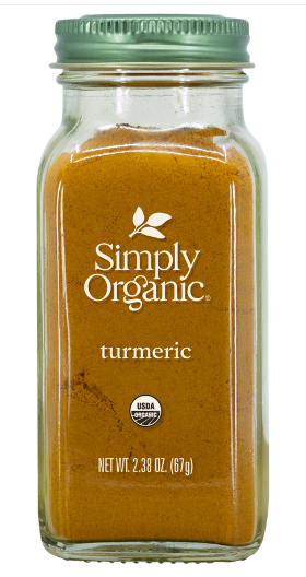 SIMPLY ORGANIC SPICES TURMERIC, 67.5G