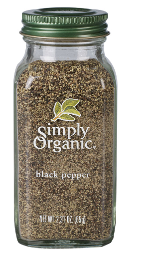 Spices Black Pepper Organic - 65.5g