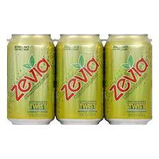 ZEVIA CASE SODA LEMON LIME, 6PK