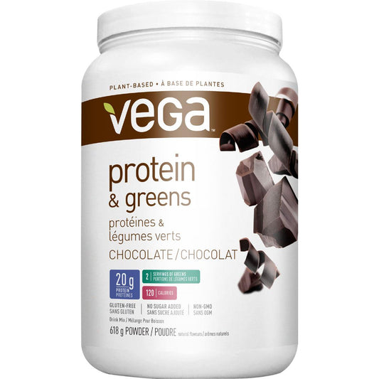 Vega Protein & Greens (Chocolate) - 618g - Homegrown Foods, Stony Plain