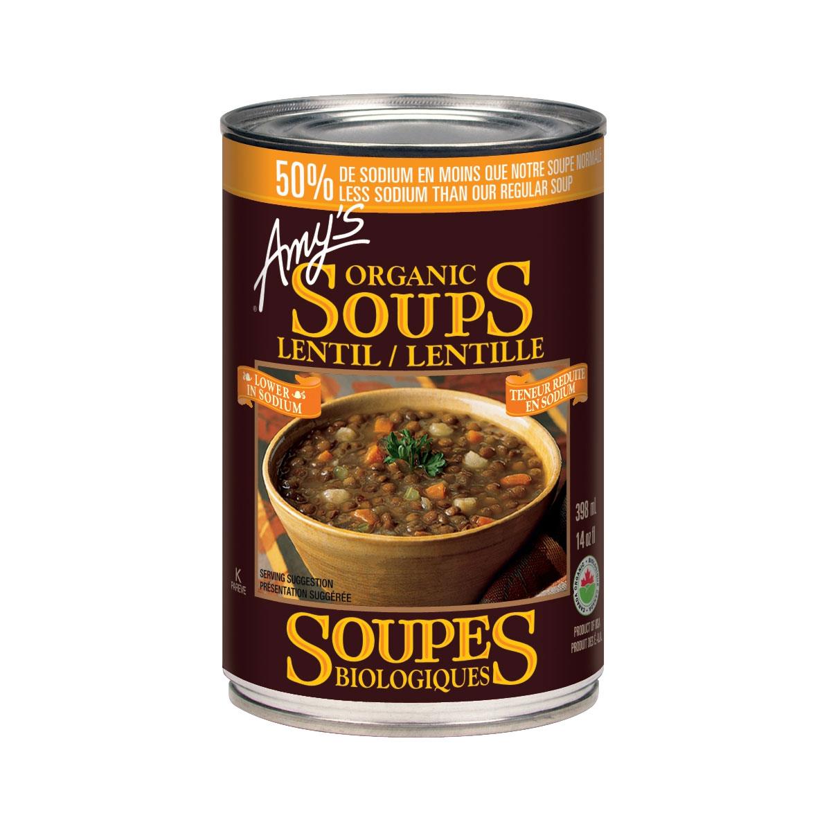 Amy's Lentil Soup (Low Sodium) - 398 mL