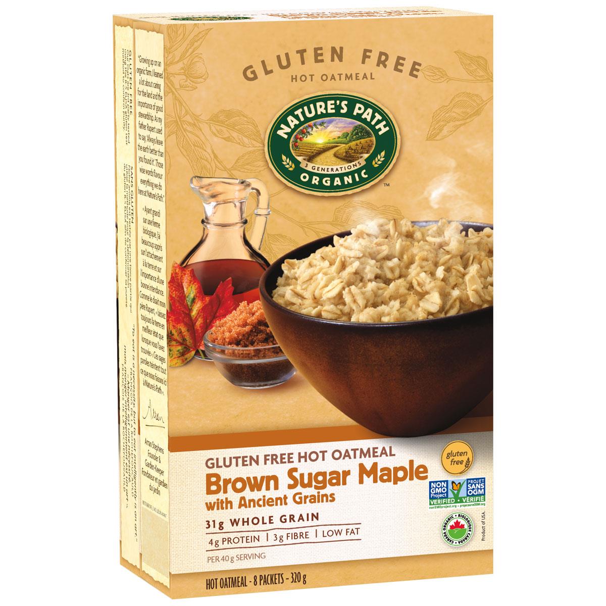 Natures Path Instant Oatmeal Brown Sugar & Maple - 320g