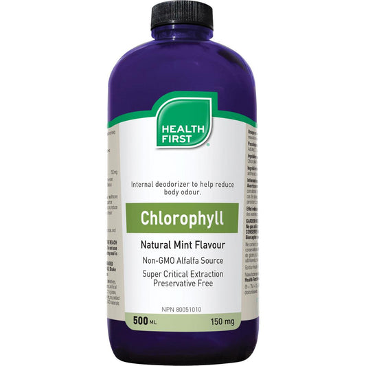 Health First Chlorophyll (Natural Mint Flavour), 150mg, 500ml