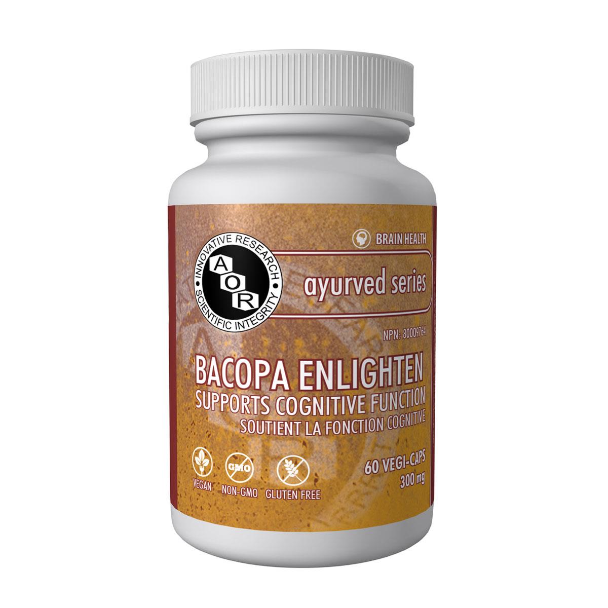 AOR Bacopa Enlighten (300 mg / 60 Vegetable Capsules)